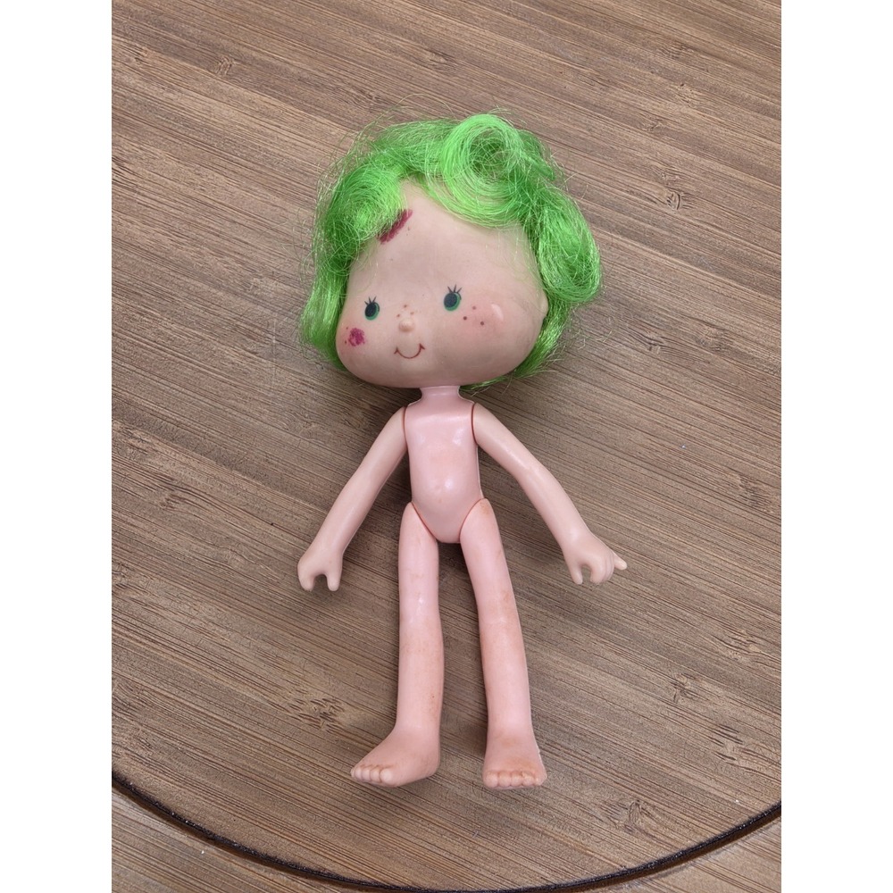 Vintage Kenner  Strawberry Shortcake Lime Chiffon Nude Doll, Green Hair